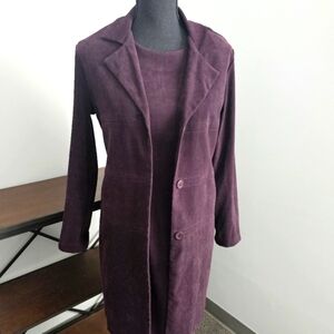 Sag Harbor Deep Purple Long Sleeve Dress